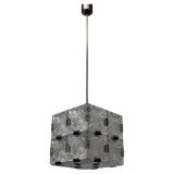 Mid-Century Glass Pendant by Kamenicky Šenov, 1960s, Czechoslovakia