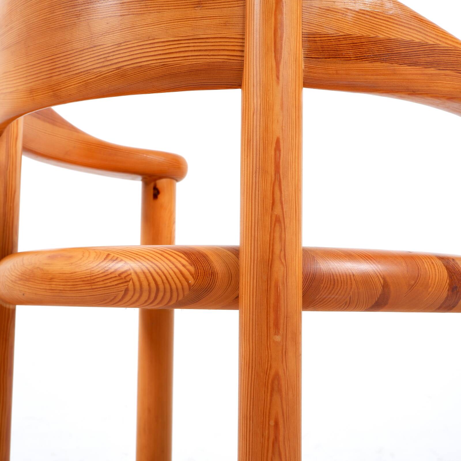 Set of 6 solid pinewood armchairs by Rainer Daumiller for Hirtshals Sawmill