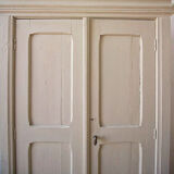Patinated wardrobe