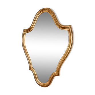 Miroir en bois doré