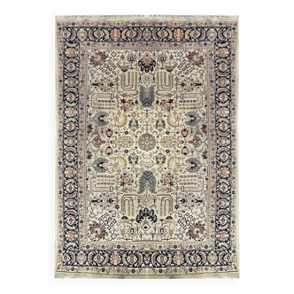 Oriental Iranian Tabriz rug - handmade: 3.30 X 2.40 meters - vintage condition