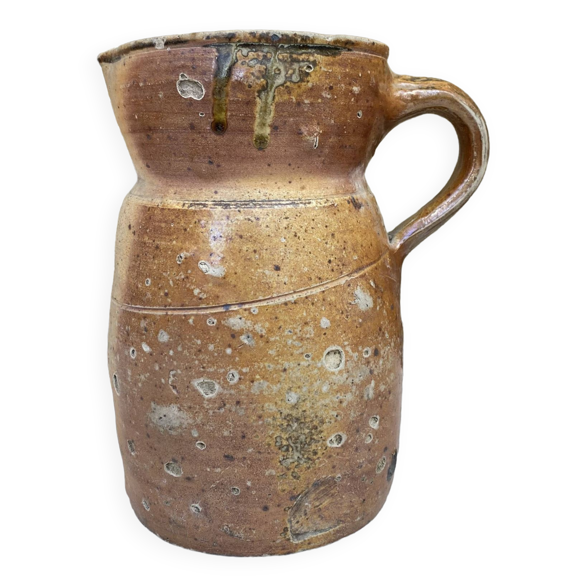 Pichet ancien en grès pyreté