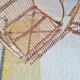 Paire de fauteuils anciens en rotin