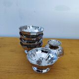 Vintage stainless steel ice cream cups