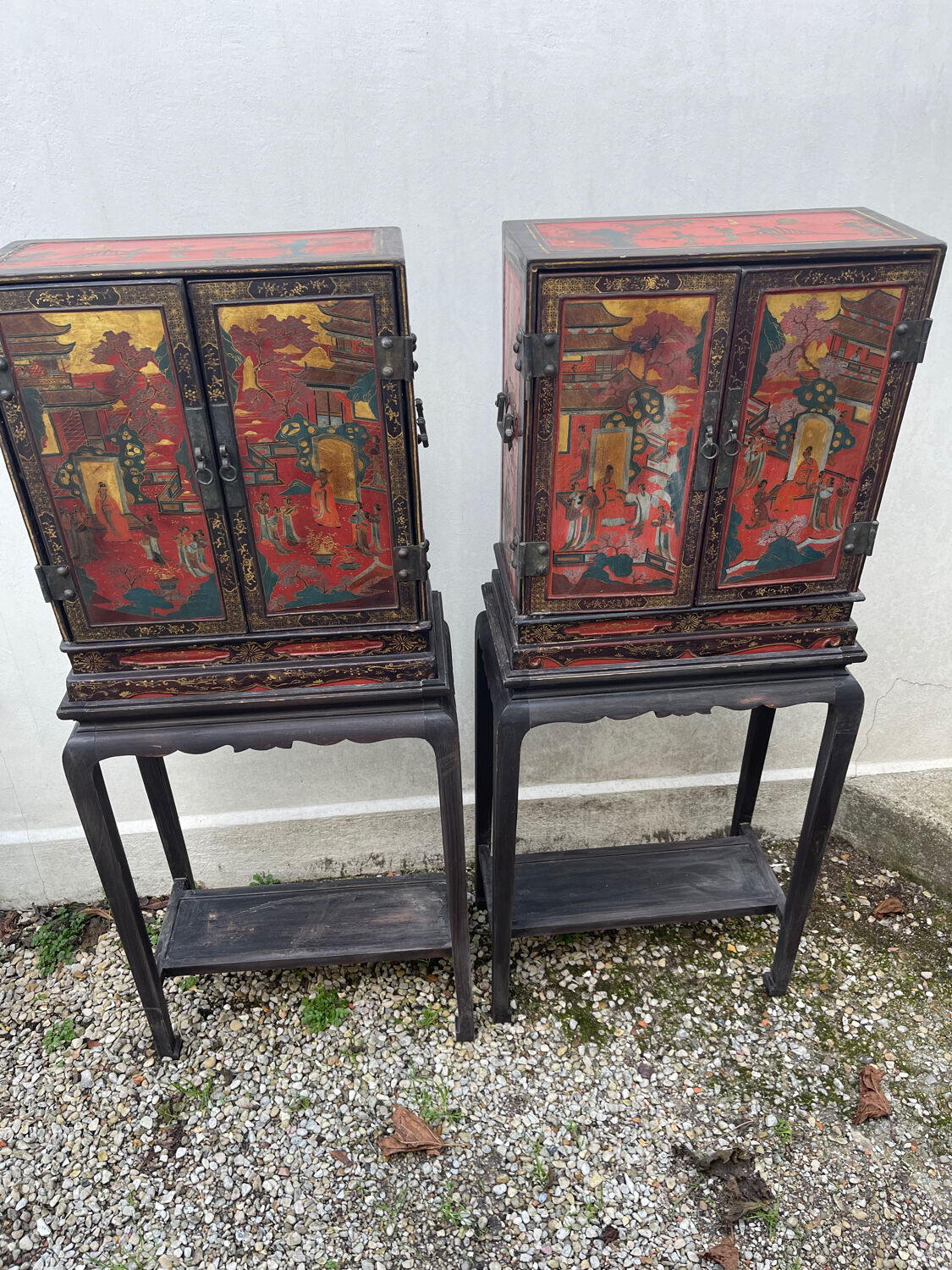Pair of 19th-century Chinese cabinets