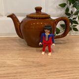 Individual earthenware teapot