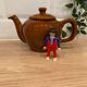 Individual earthenware teapot