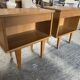 Pair of vintage bedside tables 60s
