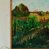 Oil on Swedish canvas "Autumn Landscape", Wimar 48