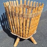 Cache pot en rotin