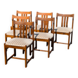 Set of 6 Maison Regain chairs, Roche Bobois, vintage 1960