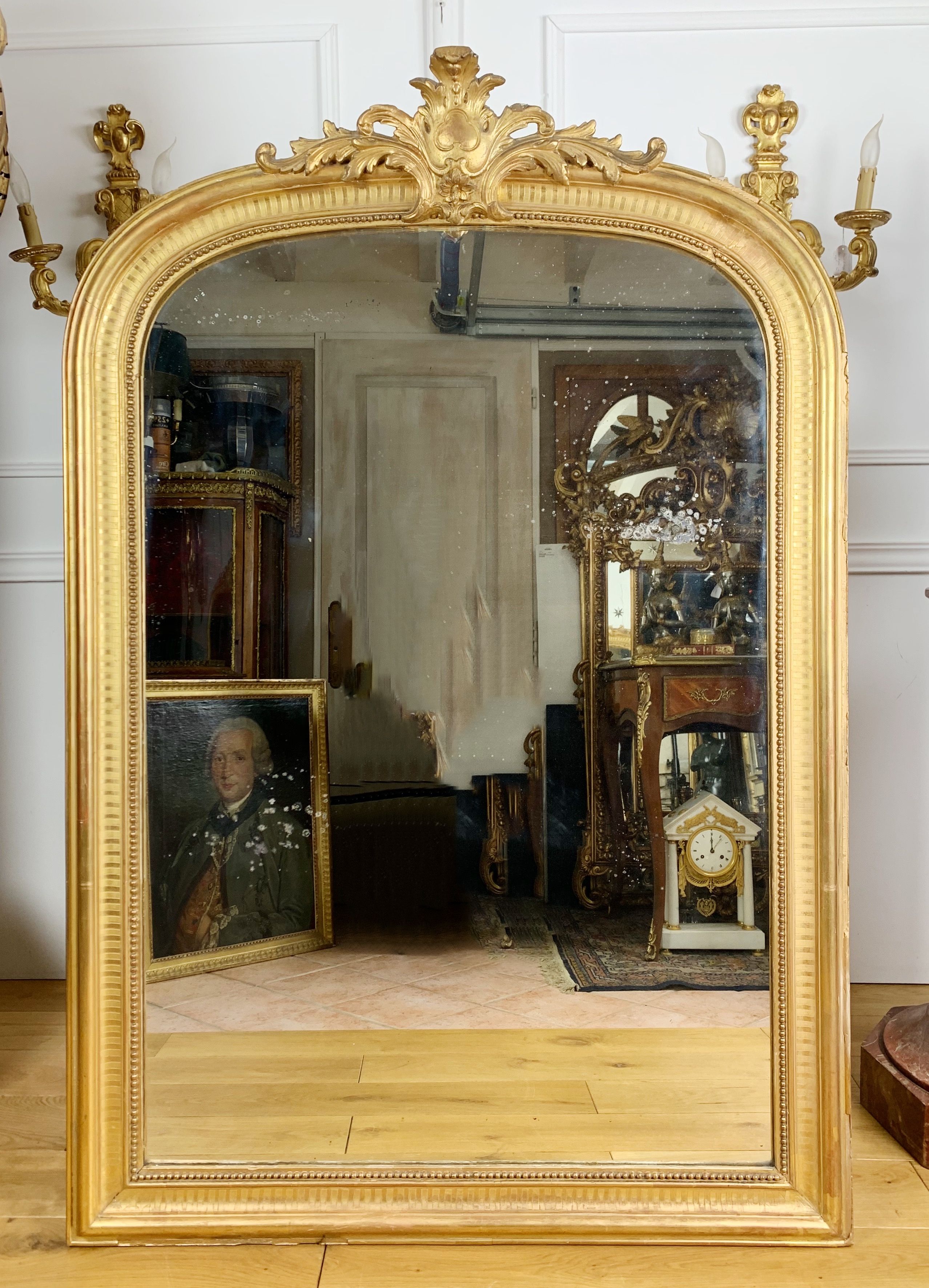 Chimney mirror Napoleon III - 147x99cm