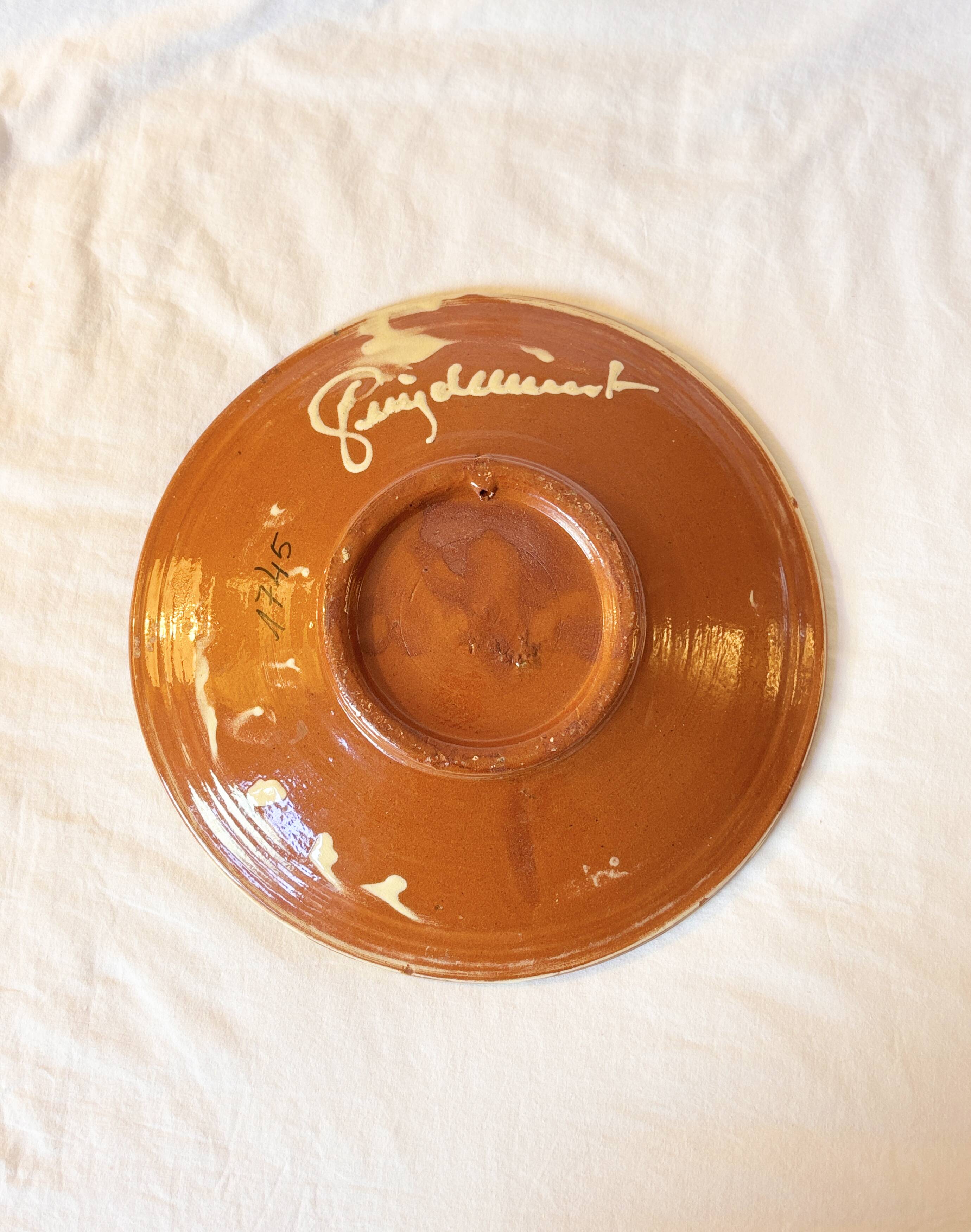 Puigdemont ceramic plate or large dish