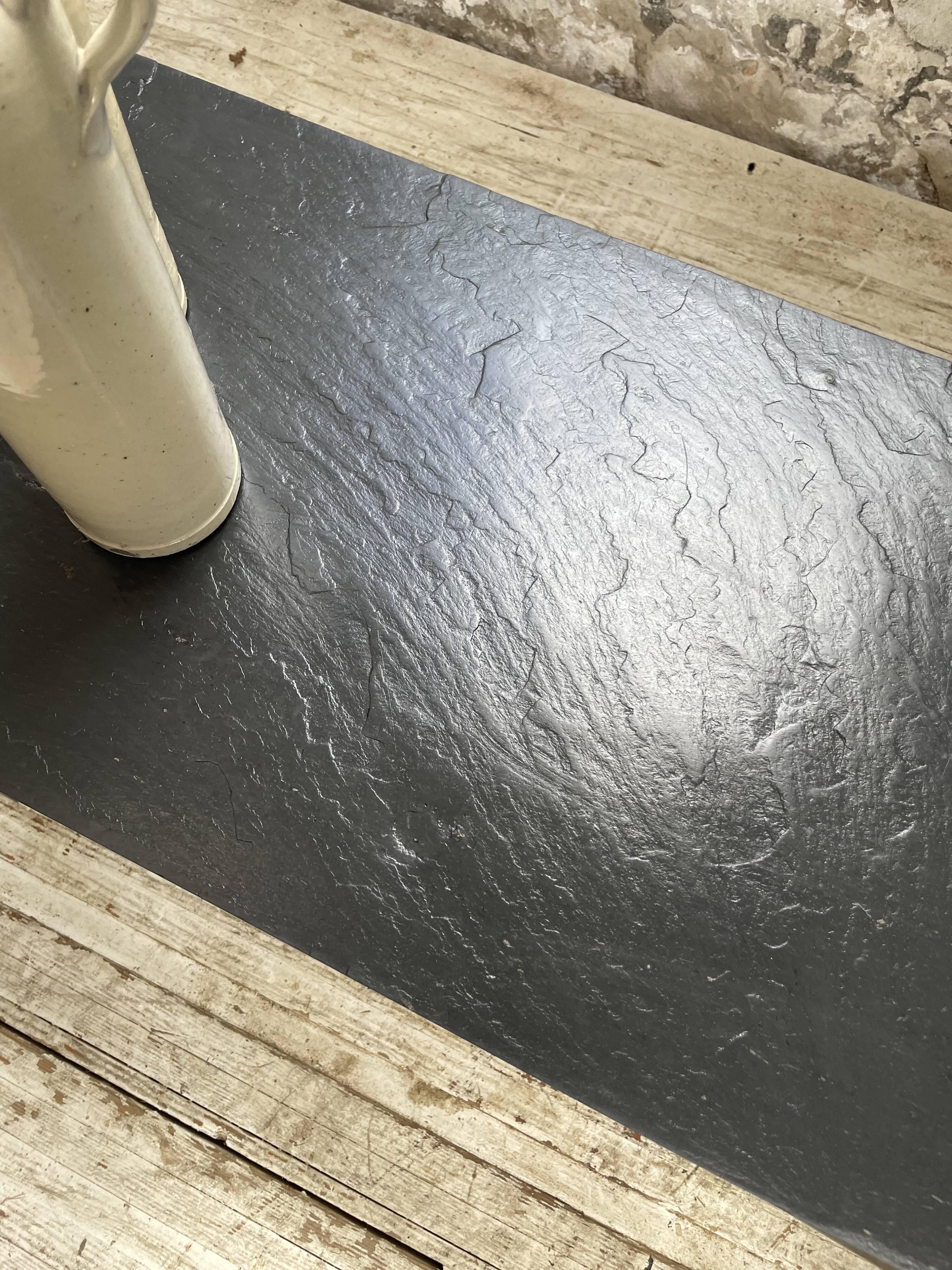 1950s slate coffee table