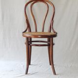 Viennese chair THONET N° 18 of 1900, canned bistro.