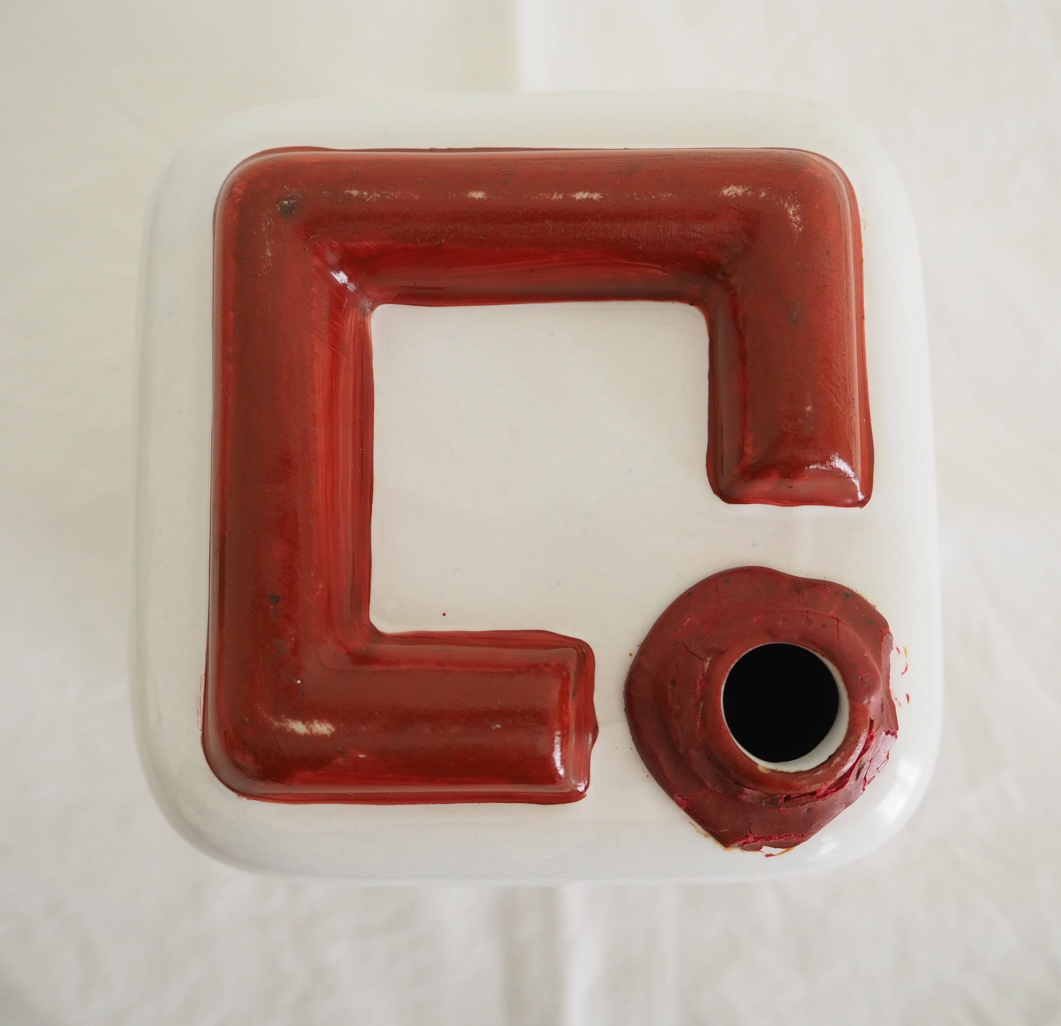 Cendrier cube en céramique Napoléon Aigle Rouge – Cendrier publicitaire