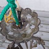 Napoleon iii chandelier in bronze and opaline