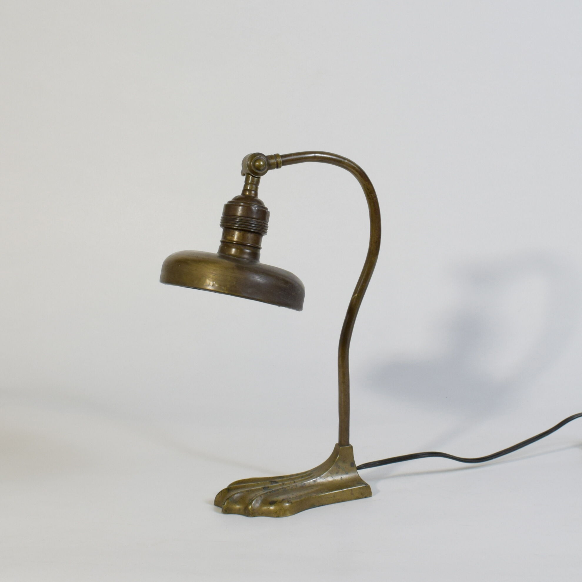 Art Nouveau bronze lamp