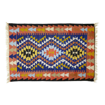 Anatolian handmade kilim rug 232 cm x 156 cm