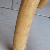 Suite of 4 chairs bistro curved wood