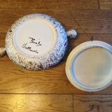 Yvan Borty salad bowl 1950 with lid