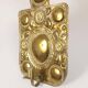 Pair of large baroque-style brass wall sconces, Swedish mid-century