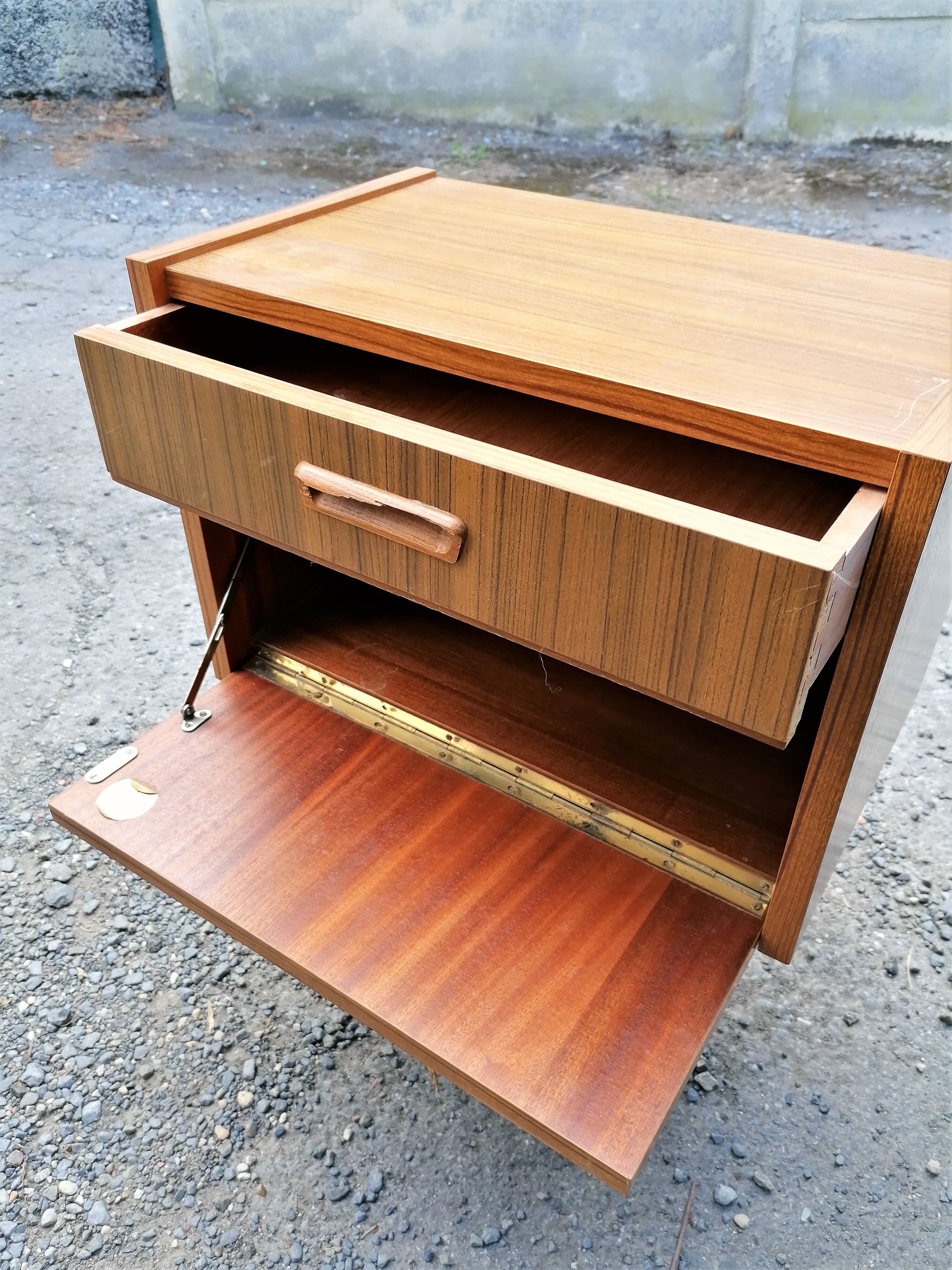 Bedside table scandinavian vintage design