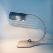 Aluminium Colomba Design Desk Lamp by Walter & Moretti, France, 1972