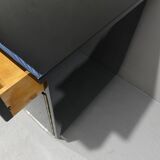 Bureau moderniste tchécoslovaque en chrome et bois, années 1950, Europe