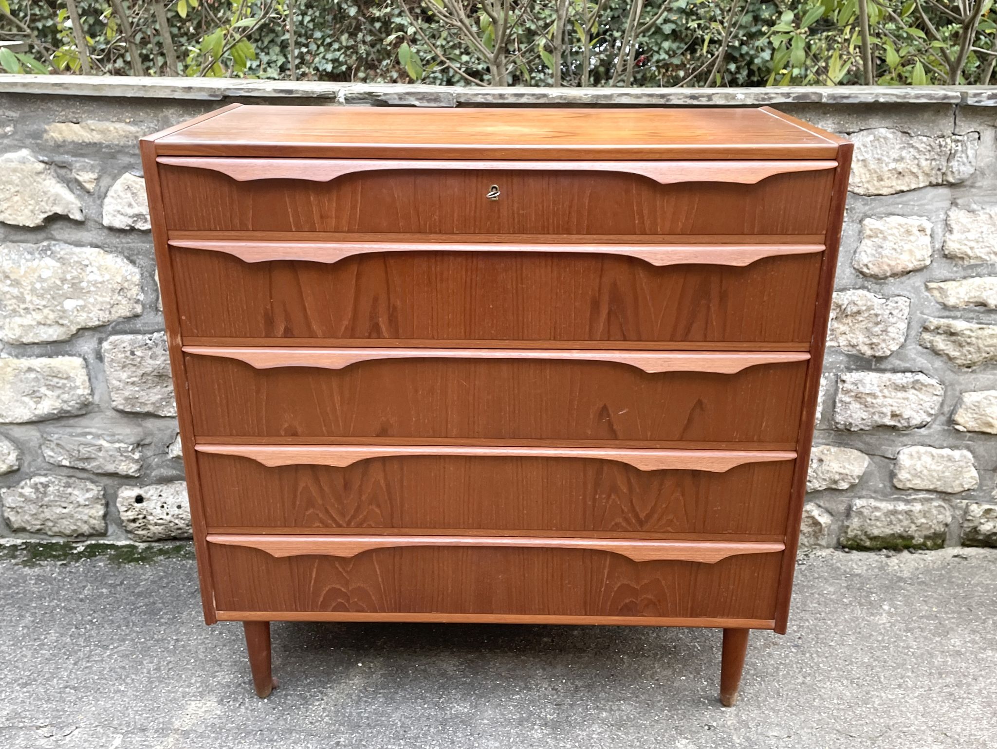 Danish teak chest of drawers for Trekanten 1960's, Denmark