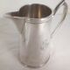 Teapot and milk jug in silver metal, Félix Frères