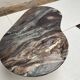 Table basse en marbre de Carrare forme organique