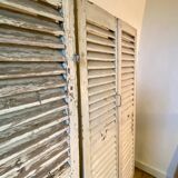 4 patinated shutters