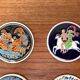 13 dessous de verre vintage en céramique grecque fait main par Lito Niarchos