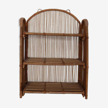 Rattan shelf