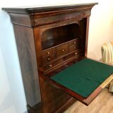 Secretary in vintage mahogany Louis Philippe