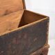 Antique long trunk painted with floral motifs (Year 1876) #1