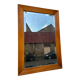 Ancien miroir glace vintage 1850 noyer alsace région style louis philippe