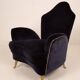 Fauteuil en velours de style mid-century Cesare Lacca pour ISA Bergamo
