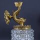Pair of wall lamps Vintage Dauphin Brass Bathroom