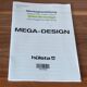 HÜLSTA MEGA-DESIGN Library 379cm - 5 columns Walnut & White Lacquer + contactless neon lighting