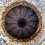 Médicis planters in cast iron old villa