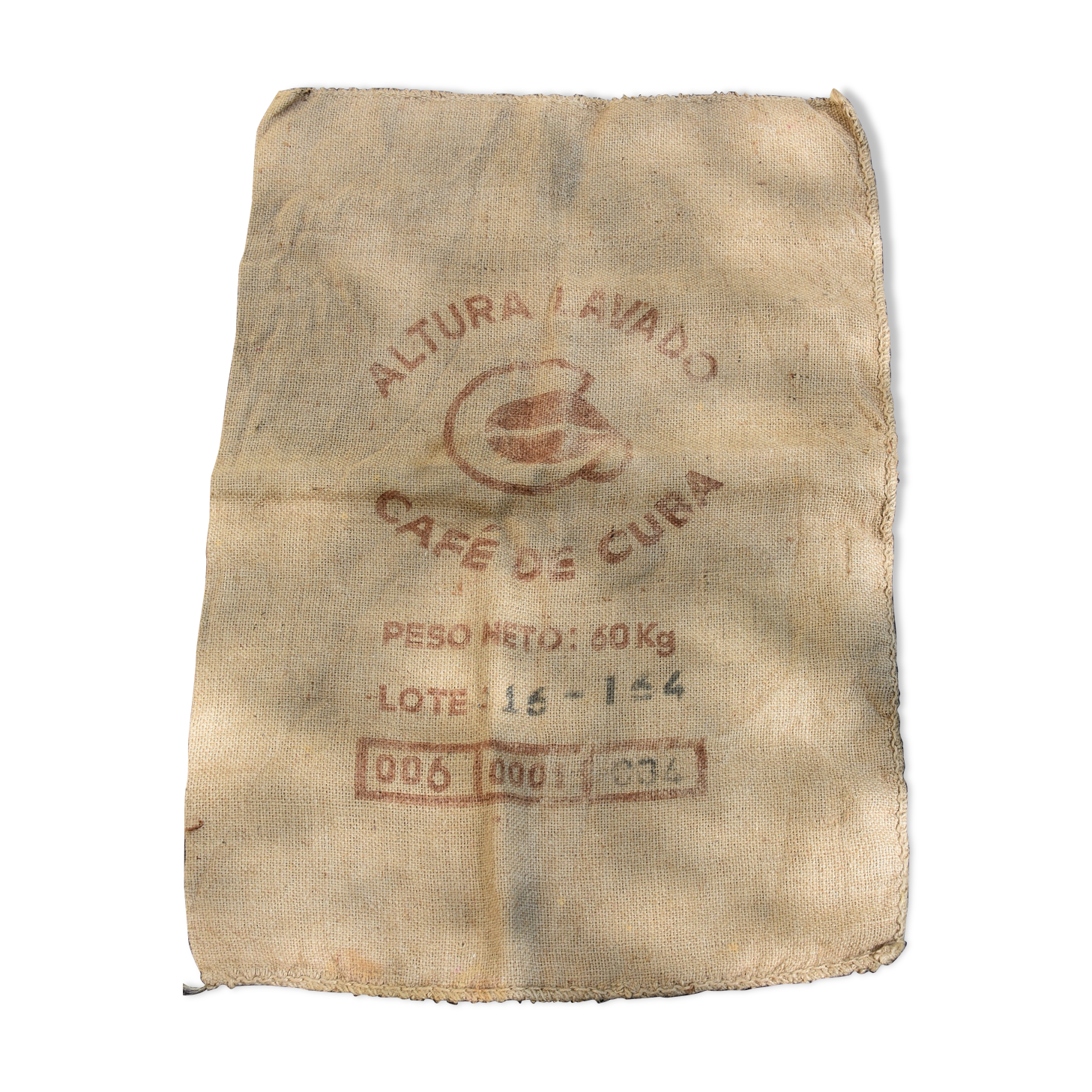 Sac en toile de jute café de Cuba