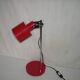 Sliding red desk lamp from the 1970s.