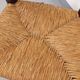 Vintage Charles Dudouyt Brutalist Low Chair in Wood and Straw, 1940s