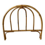 Vintage rattan headboard for single bed