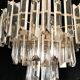 Paolo venini chandelier crystal 1960
