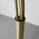 Italian regency brass arc floor lamp with five arms and marble base, 1970's