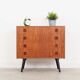 Commode en teck, design danois, années 1970, production : Danemark