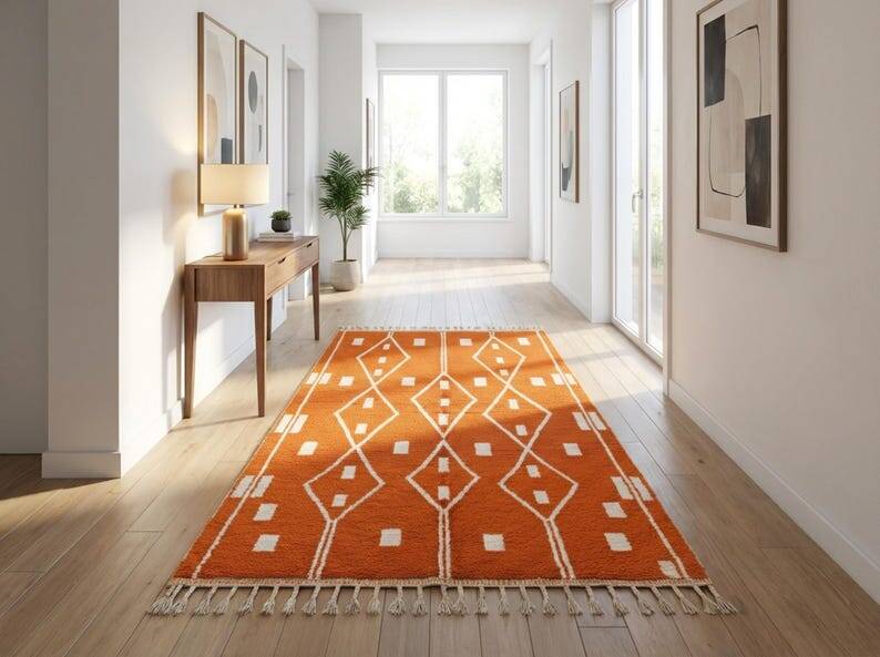 Handmade Moroccan rug 250cm x 300cm